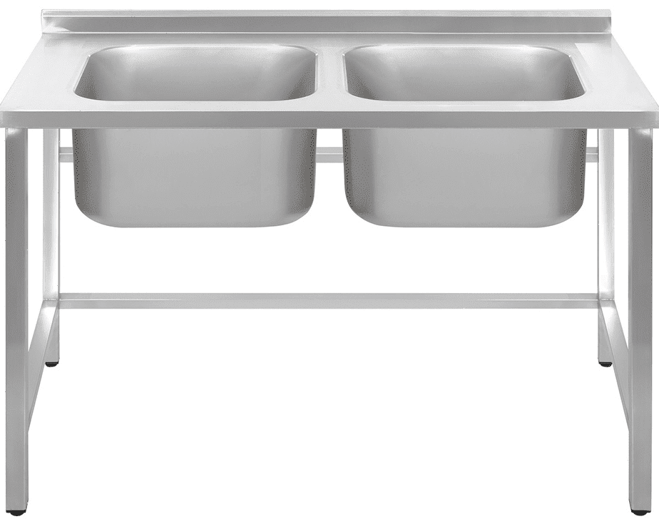 Ванна моечная Luxstahl ВМ2 12/6/8.5 (сталь 430-0,8)