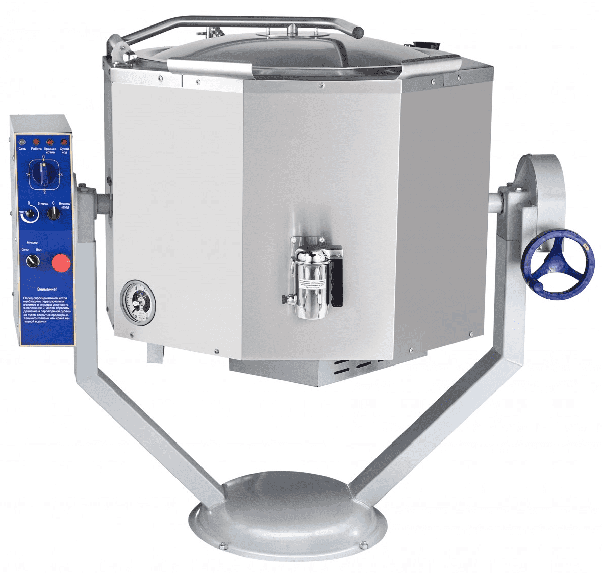 Котел пищеварочный Abat КПЭМ-100-ОМР со сливным краном (11000019725)