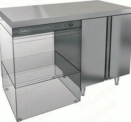 Стол под посудомоечную машину Hicold НБМСЗКП-12/5Л