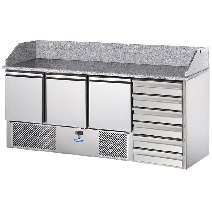 Стол холодильный (для пиццы) Tecnodom SLV03C6