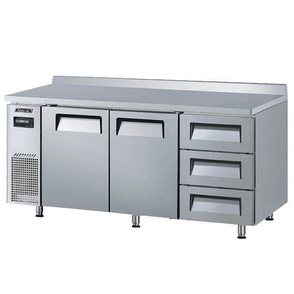 Стол холодильный Turbo Air KWR18-3D-3-750 с ящиками и бортом