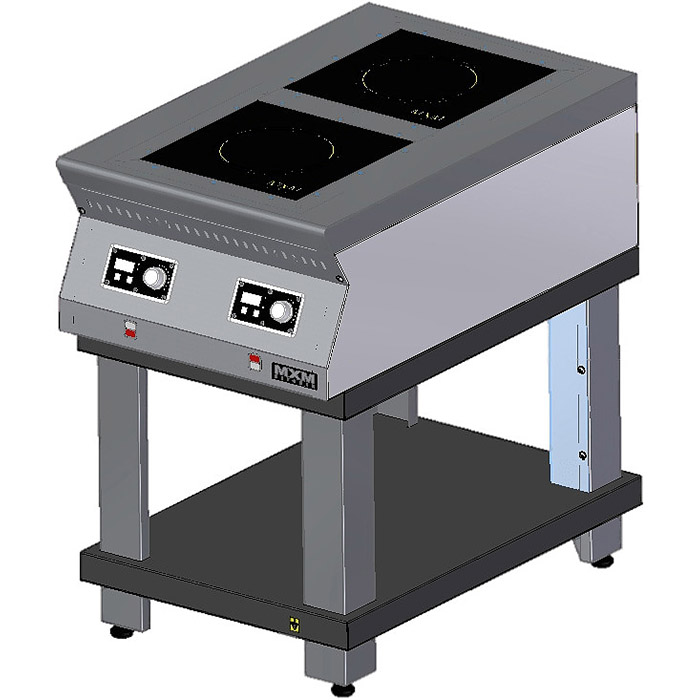 Плита индукционная Марихолодмаш ПИ29П–3,5-02 с воздуховодом, нерж