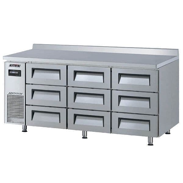 Стол холодильный Turbo Air KWR18-3D-9-750 с ящиками и бортом