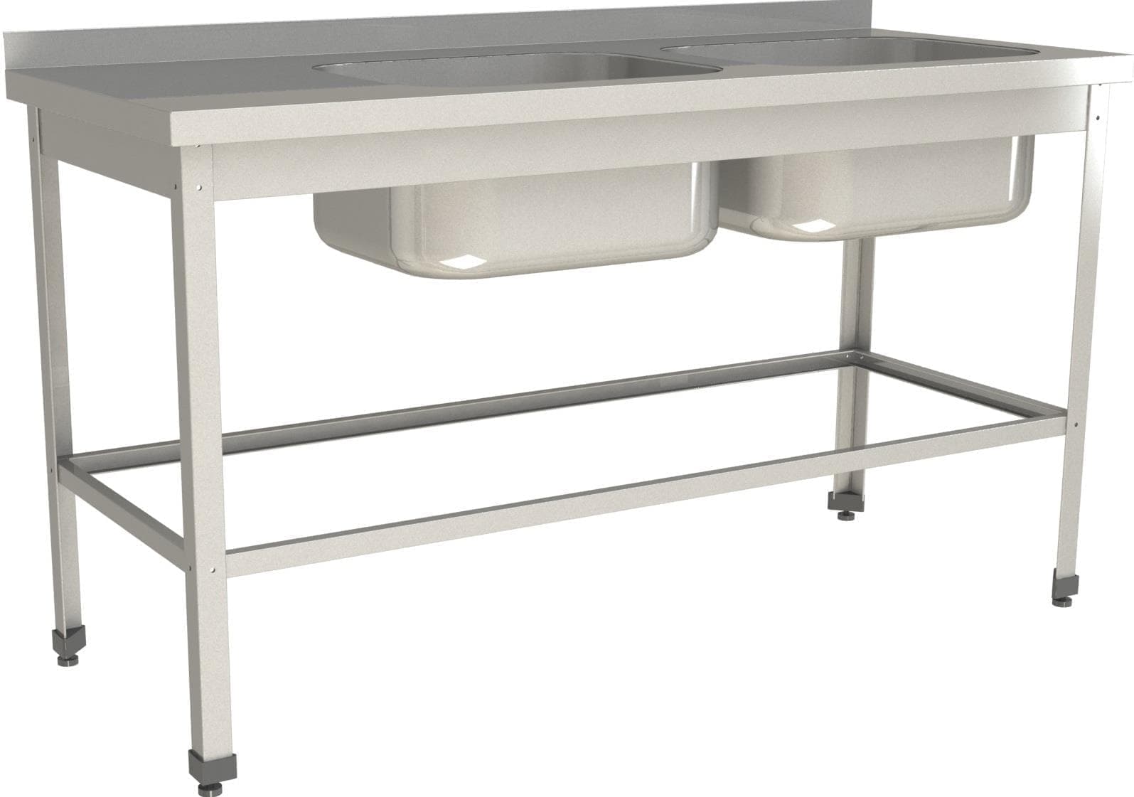 Ванна моечная цельнотянутая Restoinox ВМЦ-2/16/7-БОП-ЭН