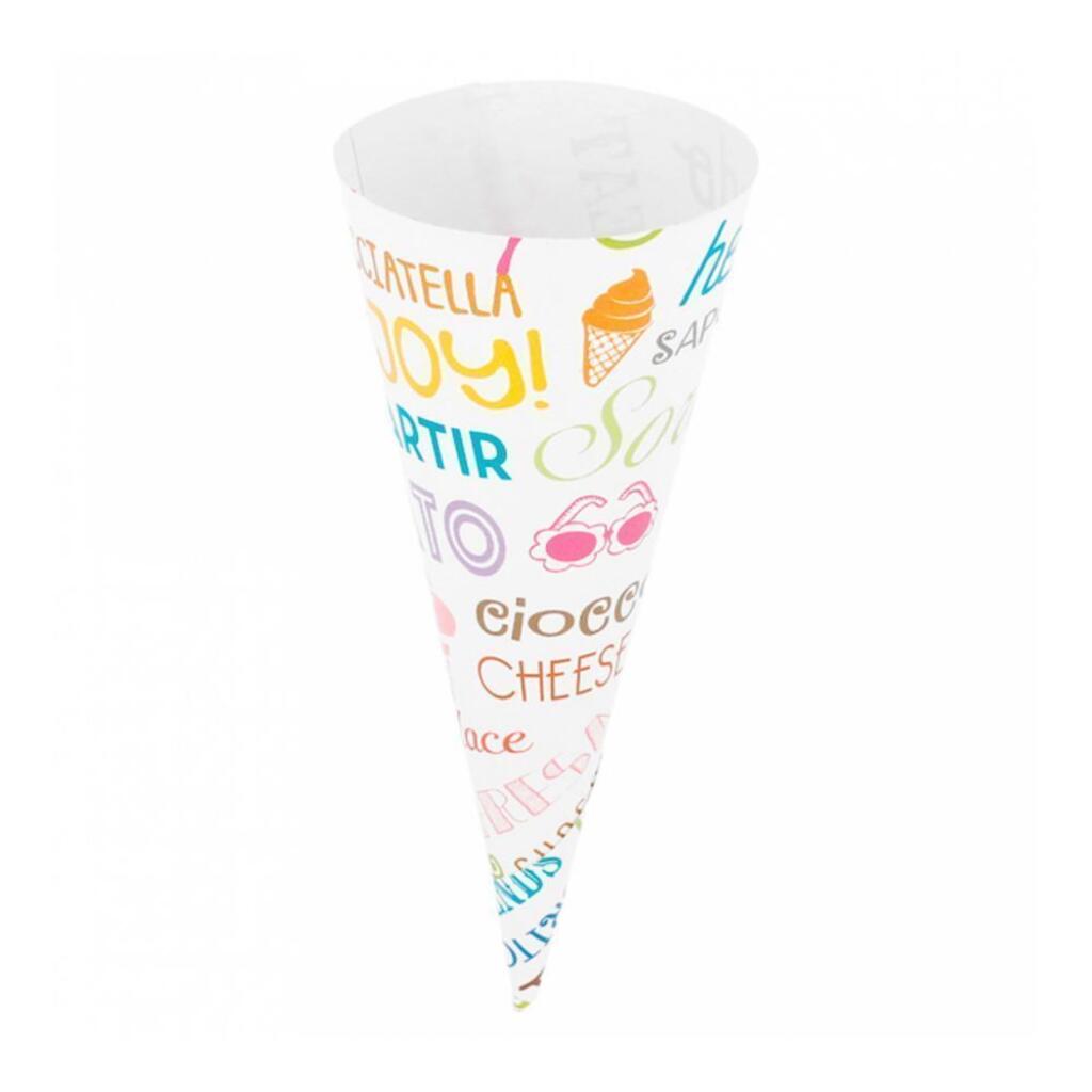 Конус для мороженого Parole 4,1х10,4 см, бумага, 2000 шт/уп Garcia De Pou | 230.21