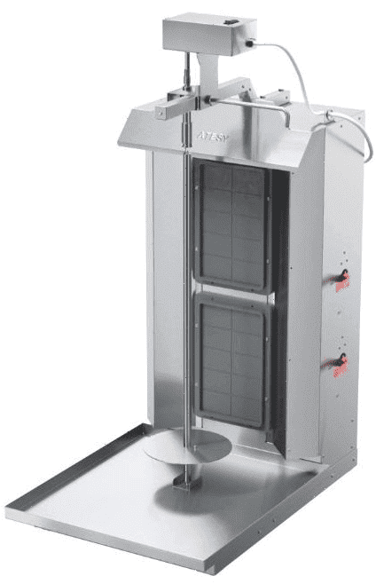 Гриль для шаурмы газовый Atesy Шаурма-2М с электроприводом