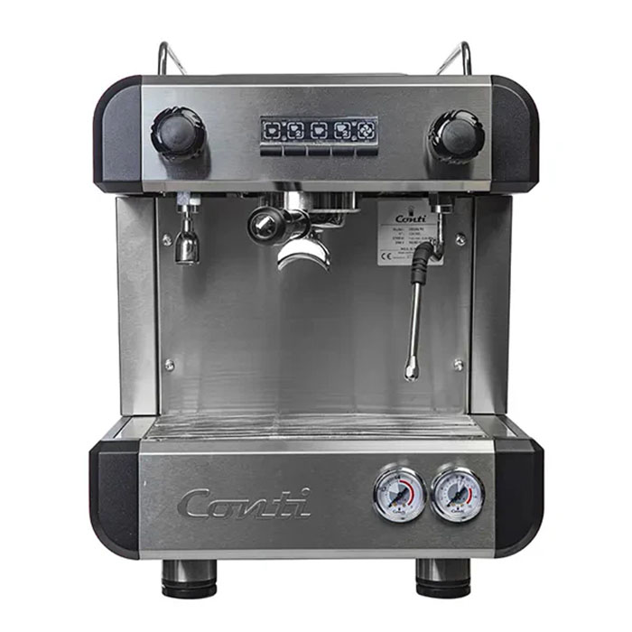 Кофемашина рожковая CONTI CC100 Standart 1Gr высокая группа, черная