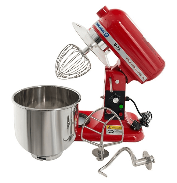 Миксер планетарный Foodatlas B-7A Eco, красный
