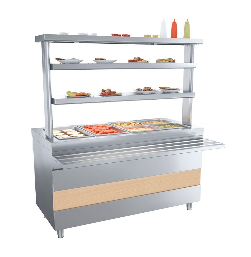 Мармит для вторых блюд Atesy Ривьера М2-1500-02-ПО без полок