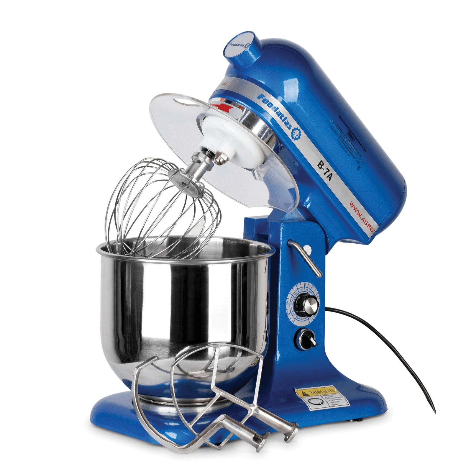 Миксер планетарный Foodatlas B-7A Eco, синий