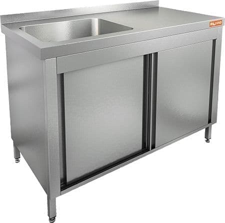 Стол с моечной ванной Hicold НСЗК1М-16/7БЛ