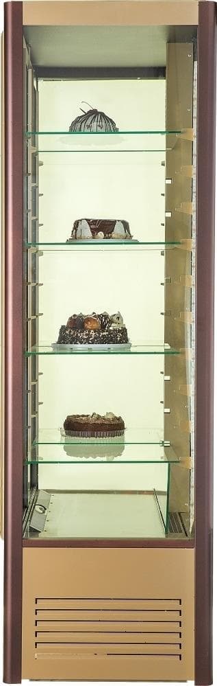 Витрина кондитерская Carboma R800C (D4 VM 800-1) Inox (0430)