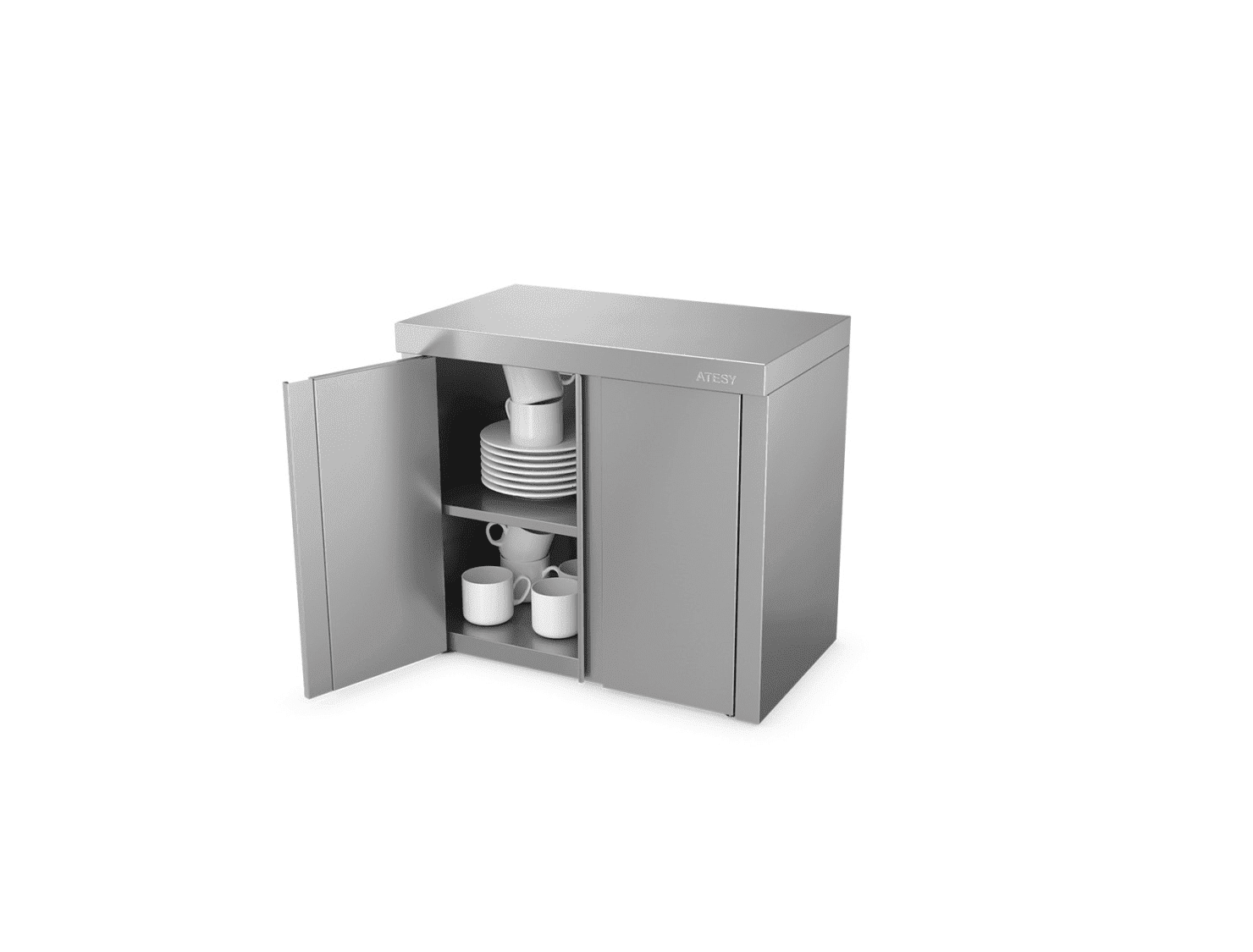 Полка кухонная закрытая Atesy ПЗК-С-600.420.640-02-Р (ПЗК-600)