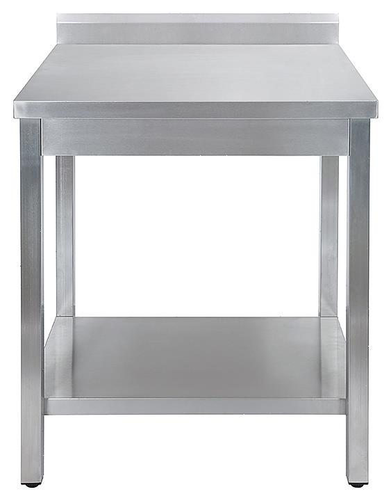 Стол производственный Luxstahl СПУ-9/7 со сплошной полкой нерж