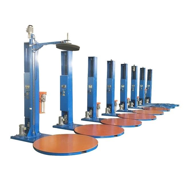 Паллетоупаковщик с моторизированной кареткой Hualian Machinery HL-1650P (с престрейчем и прижимом)