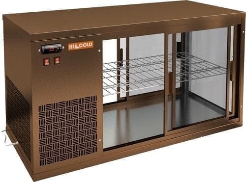 Витрина холодильная Hicold VRL T 1100 L Bronze