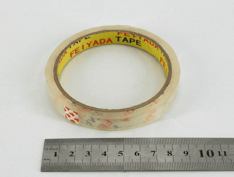 Лента клейкая 12 мм х 40 мкм прозрачная