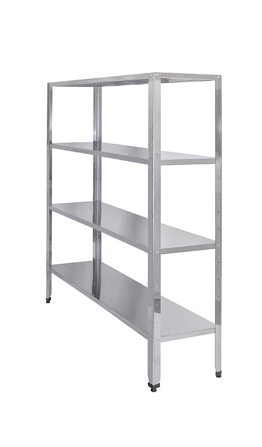 Стеллаж кухонный Luxstahl СР-1800х1700х500/4 нерж