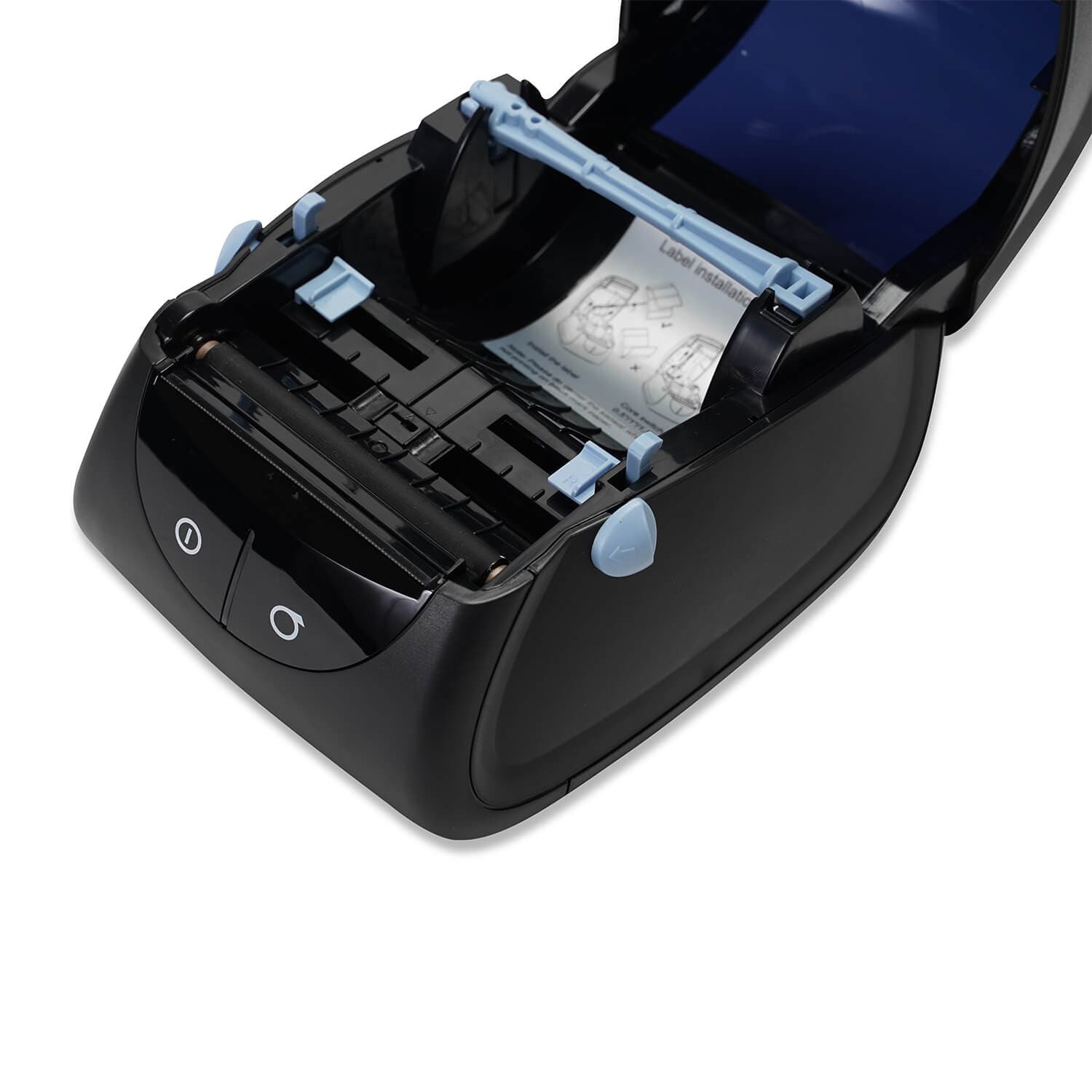 Термопринтер липких этикеток Mertech LP80 EVA RS232-USB Черный