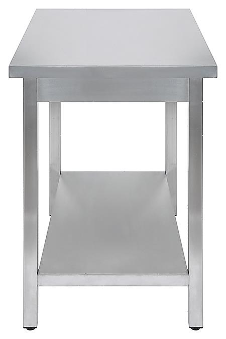 Стол производственный Luxstahl СПУ-5/7 со сплошной полкой нерж