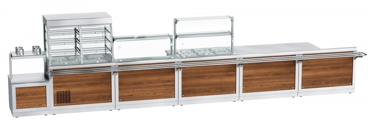 Прилавок-витрина тепловой Abat ПВТ-70Х-05 (21000003125)