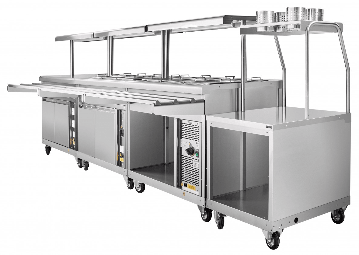 Прилавок для столовых приборов Abat ПСП-70ПМ передвижной (21000000215)