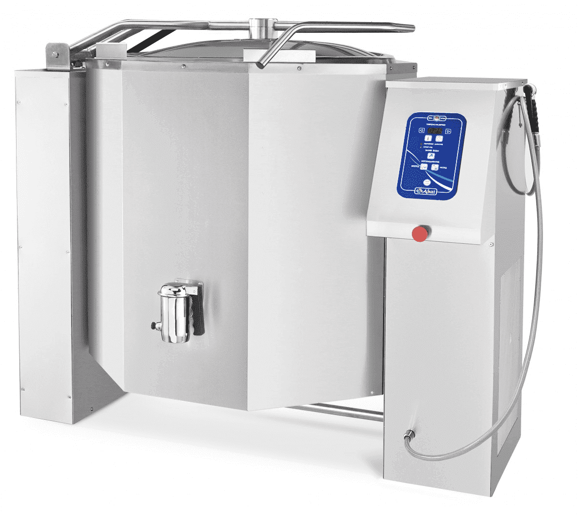 Котел пищеварочный Abat КПЭМ-350-О со сливным краном (11000012198)