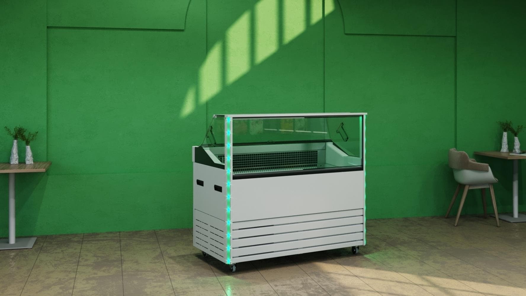 Витрина для мороженого Carboma IC72 SL 1,3-1 9003 индивид. исполнение