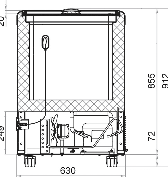 Ларь морозильный Polair DF130SF-S