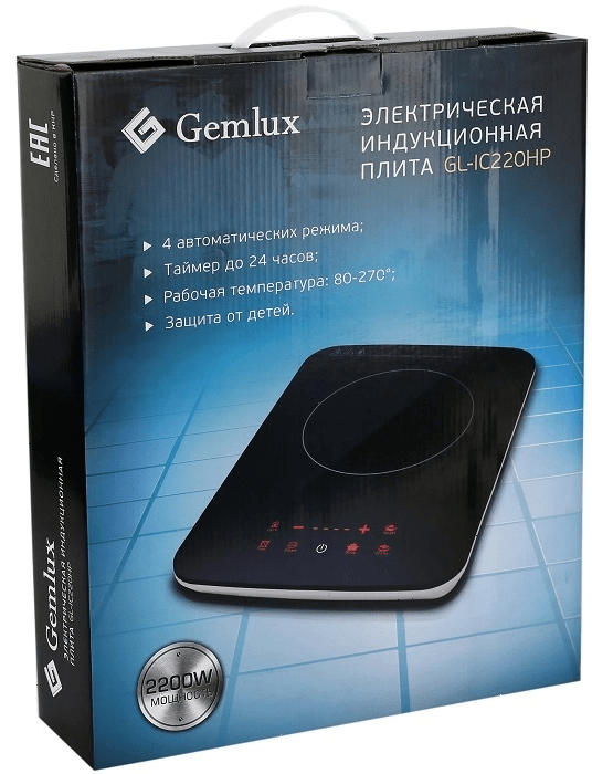 Плита индукционная Gemlux GL-IC220HP