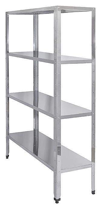 Стеллаж кухонный Luxstahl СР-1800х2000х600/4 нерж