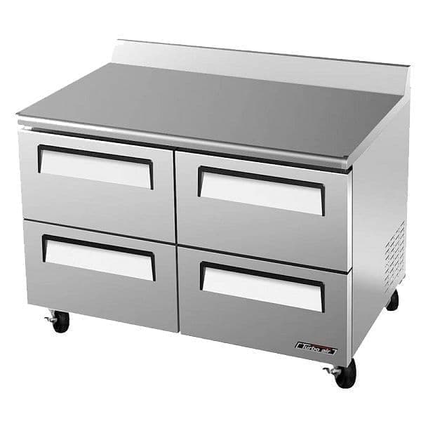 Стол холодильный Turbo Air CMWR-48-2D-4 с ящиками и бортом