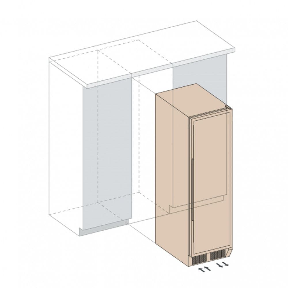Шкаф винный Dunavox DX-143.468SS