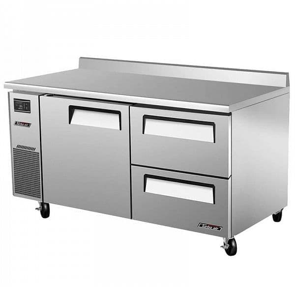 Стол холодильный Turbo Air KWR15-2D-2-700 с ящиками и бортом