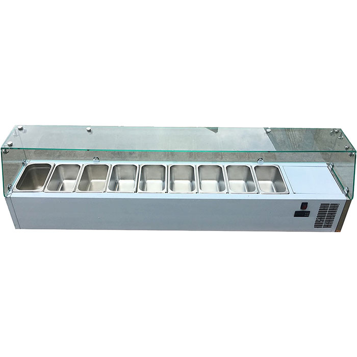 Витрина холодильная для ингредиентов 10 GN1/4-150 Koreco VRX 2000 335 WN