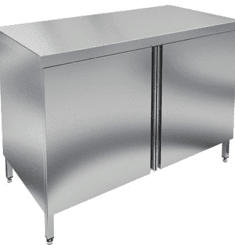 Стол-тумба с дверями купе Hessen СТКО 15/6 (нерж)