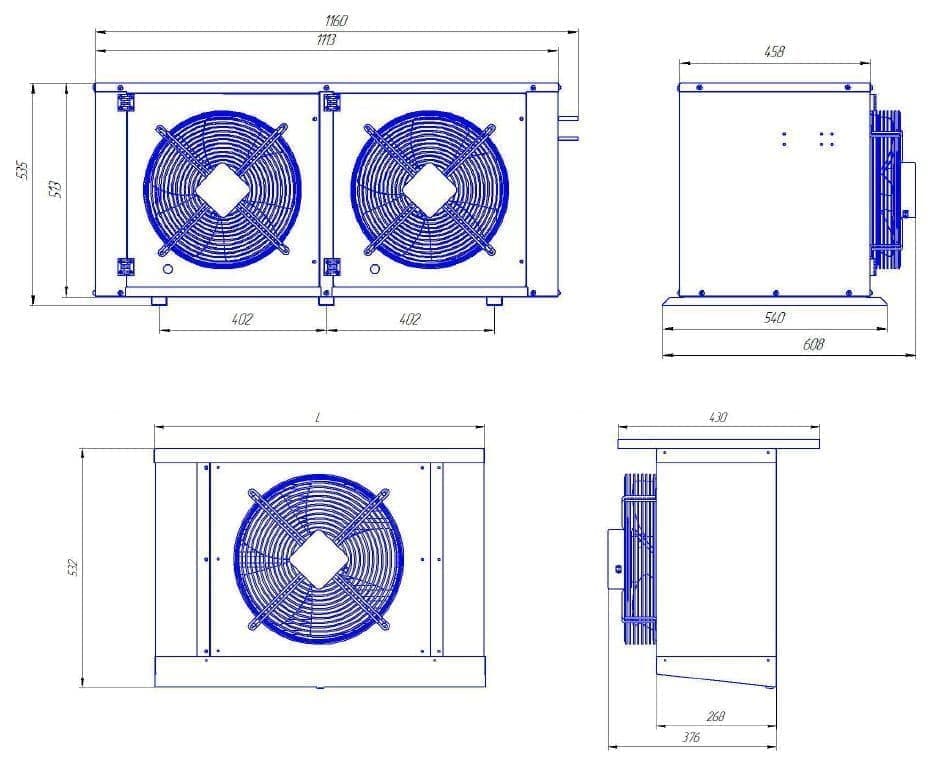 Сплит-система низкотемпературная Intercold LCM 434