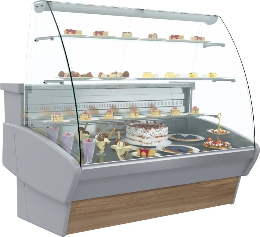 Витрина кондитерская Carboma K95 SM 1,5-1 (ВХСд-1,5) 0012-1015