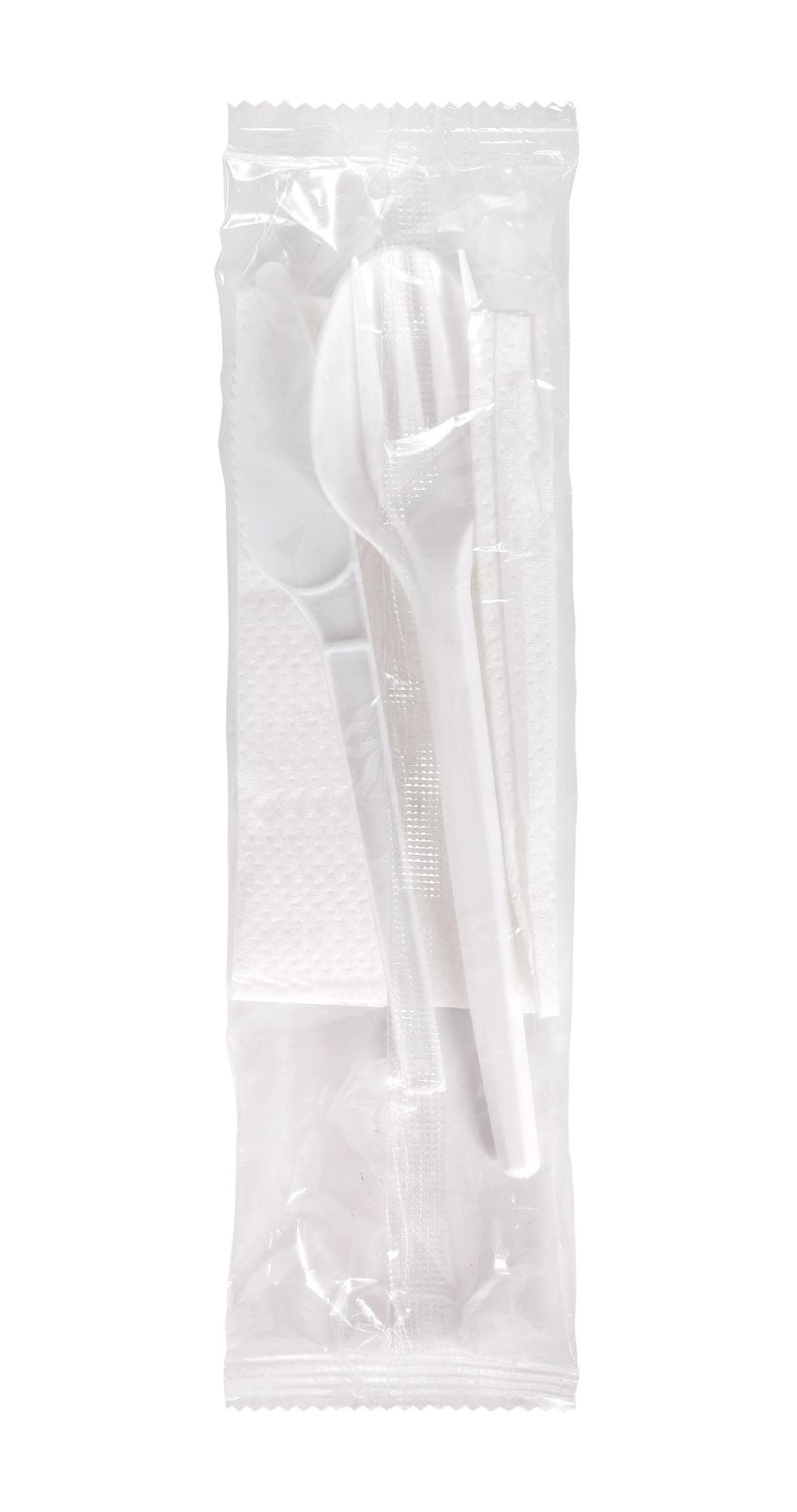 Комплект одноразовых приборов белый №4 | ОП-154001