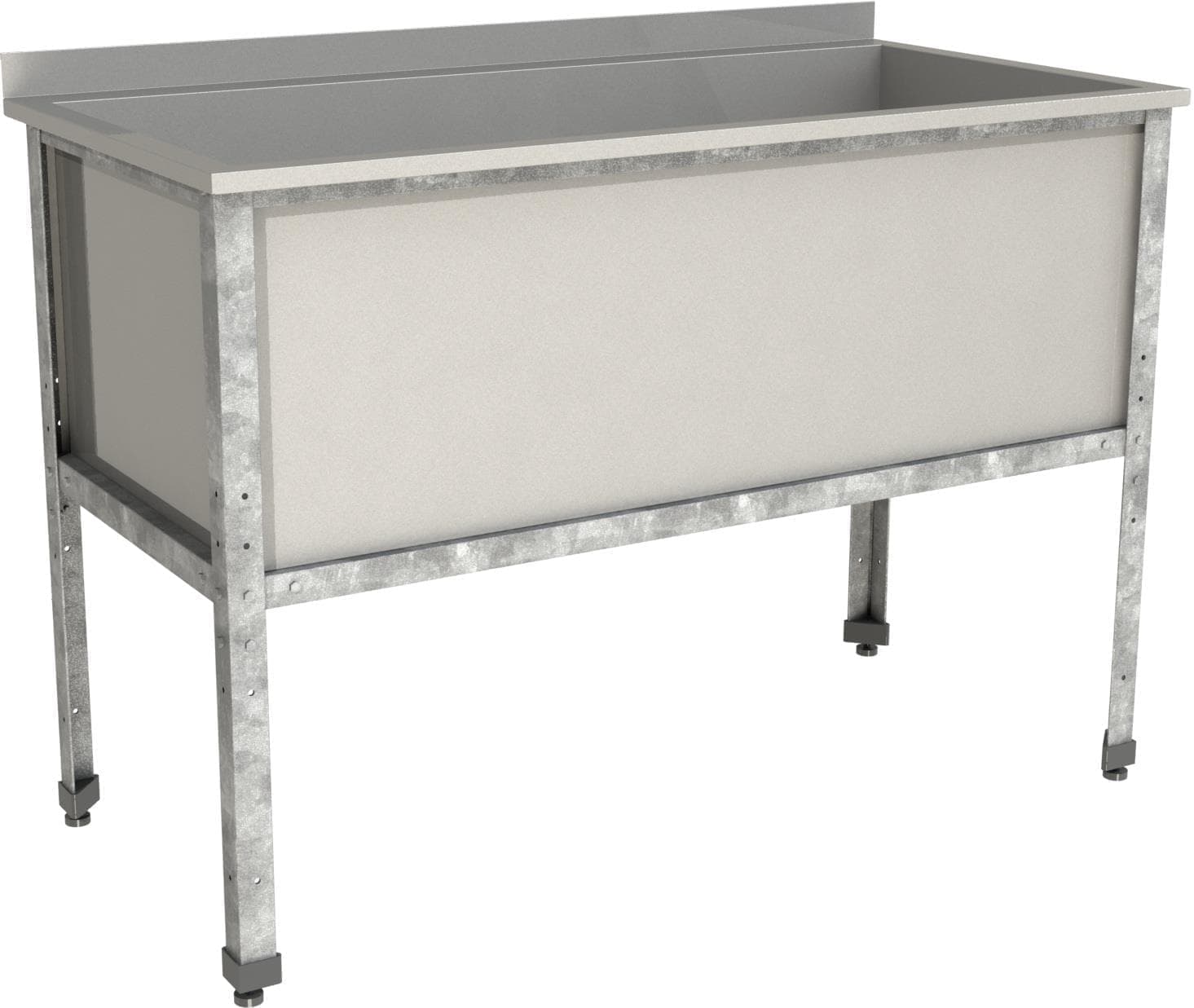 Ванна котломоечная с бортом Restoinox ВМСК-1/10/6-Б-ЭЦ