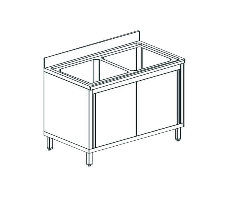 Ванна моечная Apach Chef Line L2S147-55SD