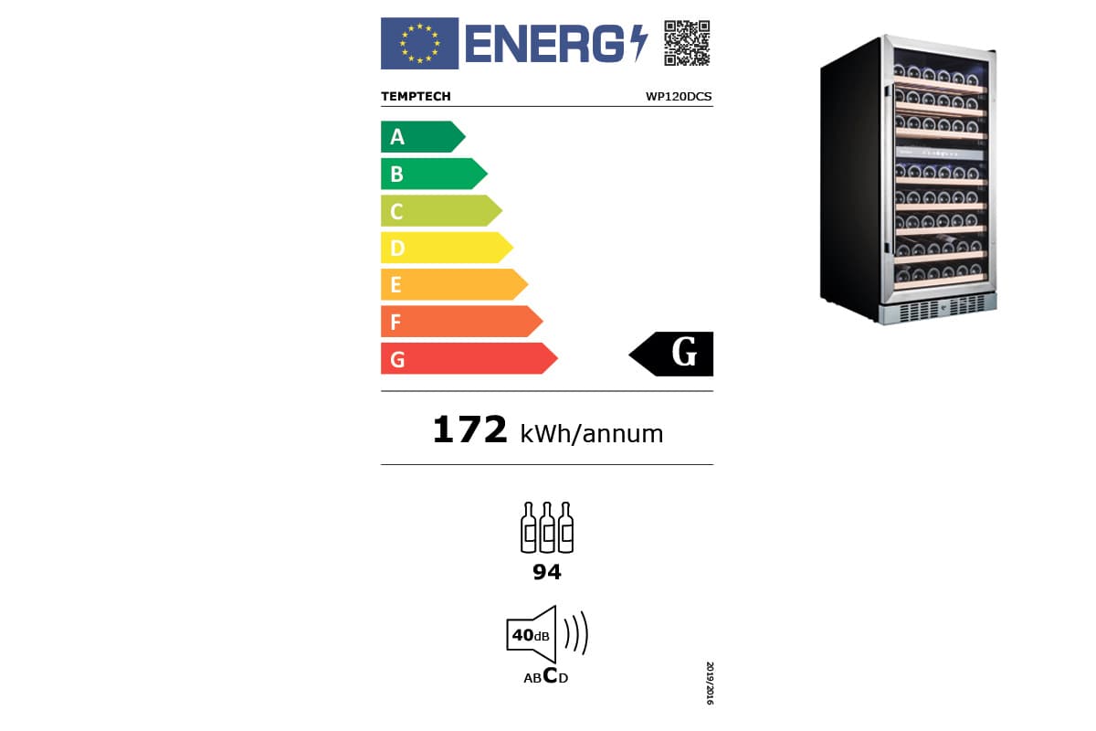 Шкаф винный Temptech WP120DCS