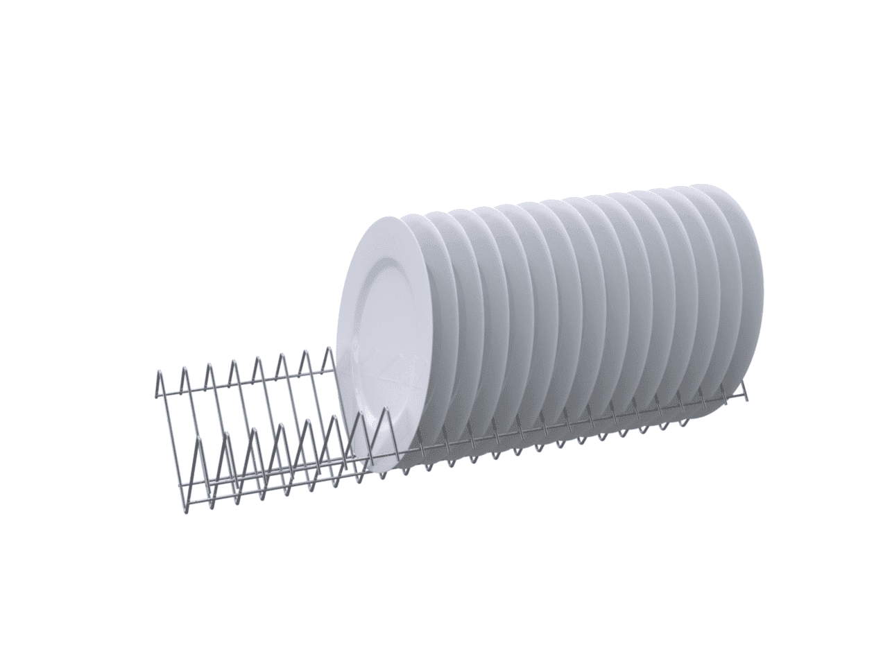 Комплект полки для тарелок шкафа Atesy ШЗДП-4-1200-02-1