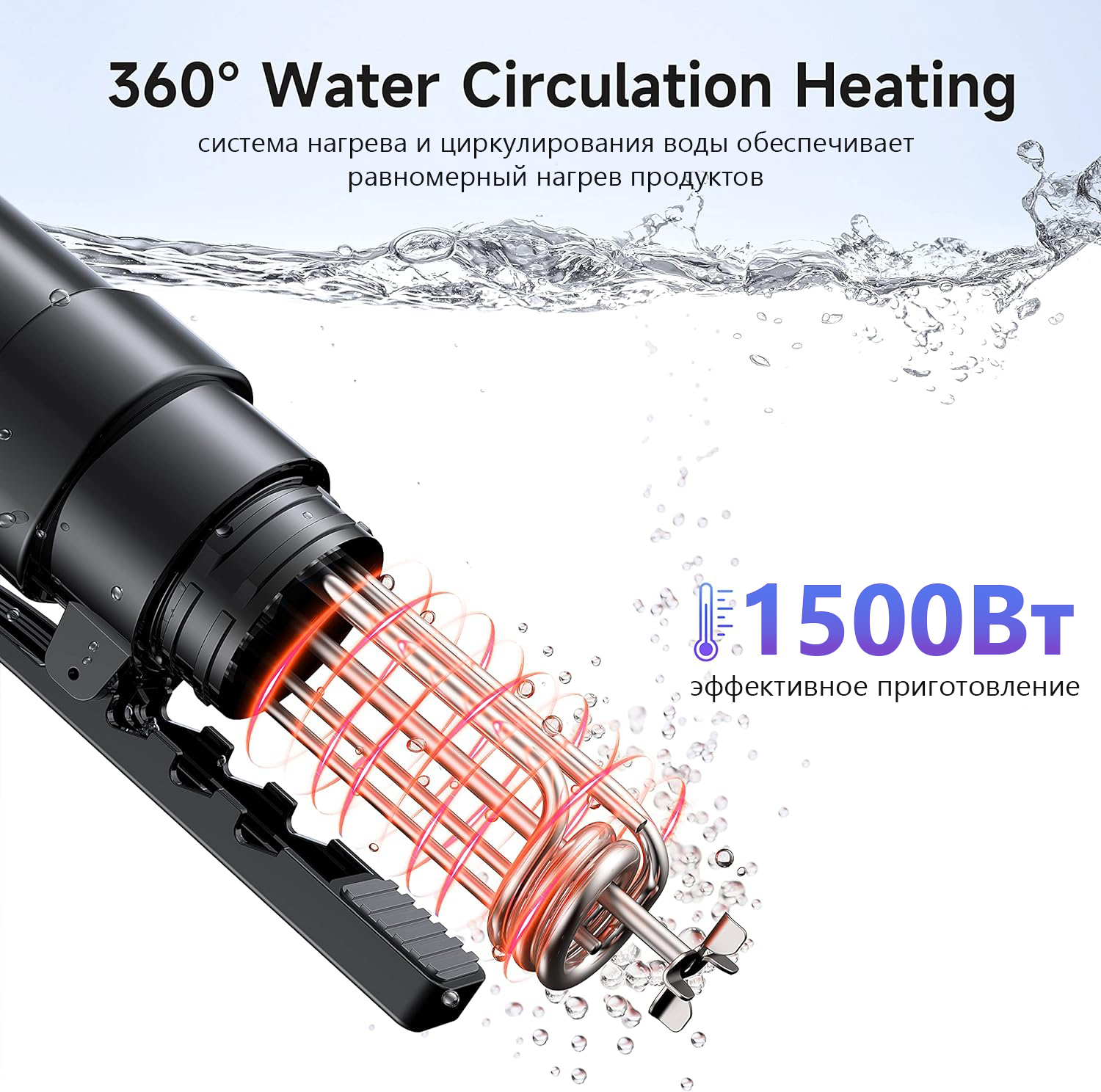 Термостат погружной для су вид CuisinAid CD-SV805