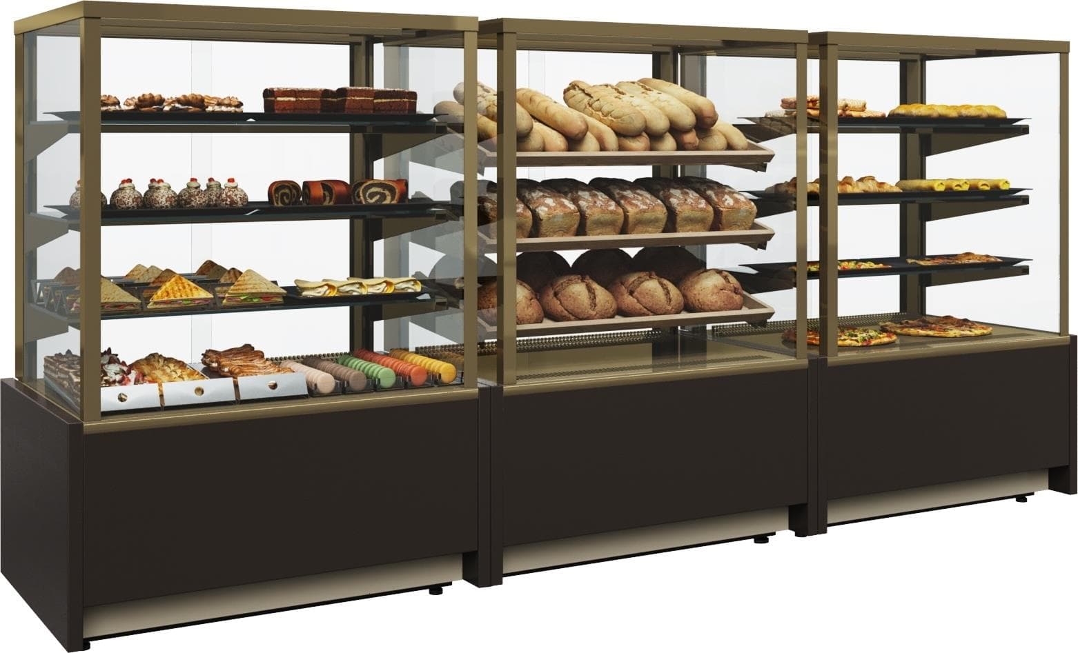 Витрина хлебная Carboma KC70 N 0,9-1 Cube 0102-0109