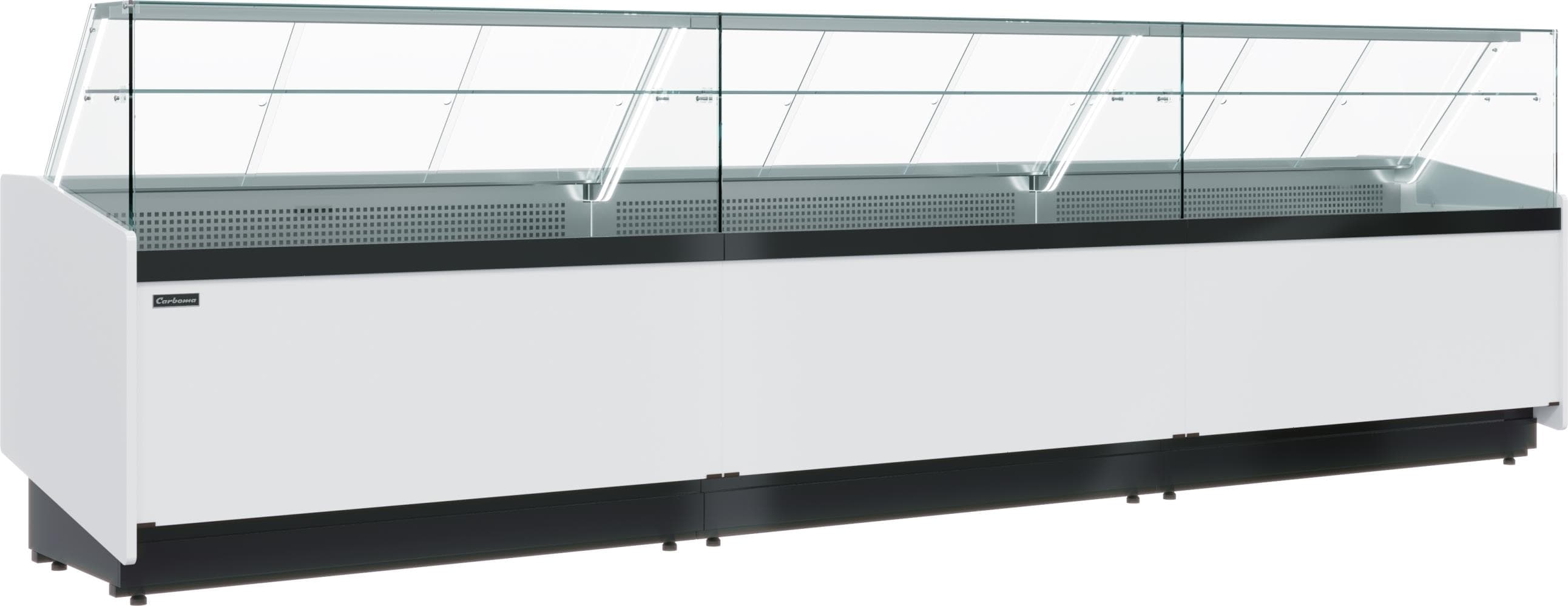 Витрина кондитерская Carboma KC80 SM 1,2-1 Тёмный дуб 1008