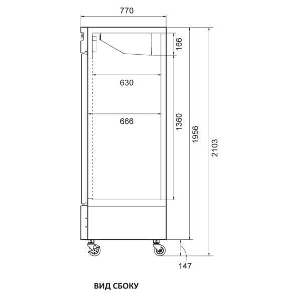 Шкаф холодильный Turbo Air FD650-R