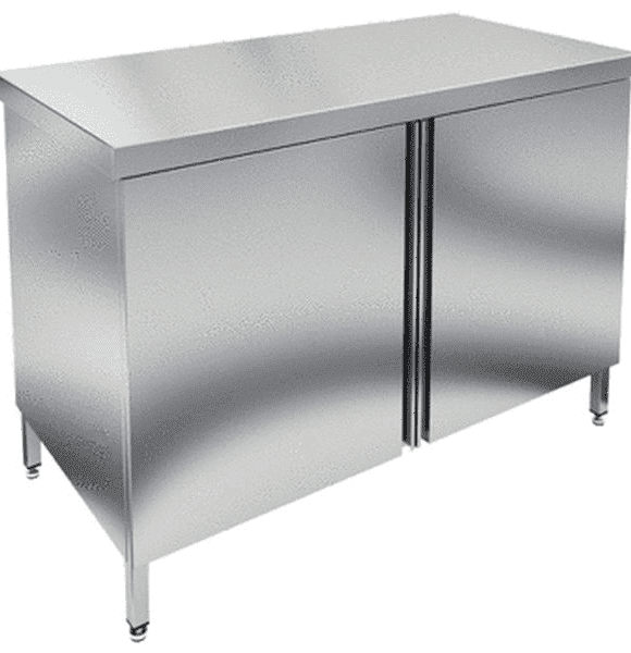 Стол-тумба с дверями купе Hessen СТКО 12/6 (нерж)