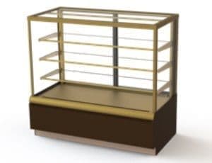 Витрина кондитерская Kayman K-ВК-1300 Люкс Квадро Бронза