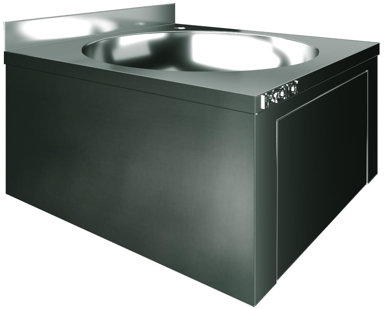 Рукомойник настенный коленный Restoinox РНКXГ-40/40-Б